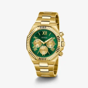 GUESS Equity Men’s Gold Tone Multi-Function Watch