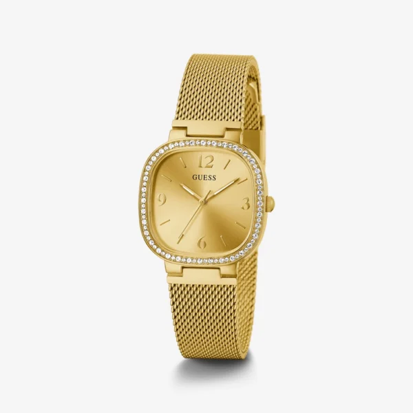 GUESS Ladies Gold Analog