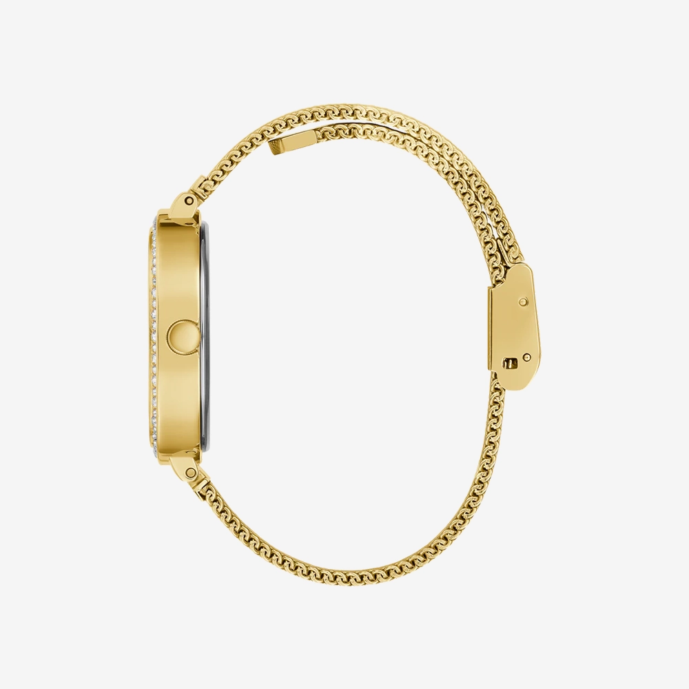 GUESS Ladies Gold Analog